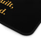 Desk Mat — 'Respect Is Built, Not Demanded' Gold Crest Gaming/Office Desk Pad