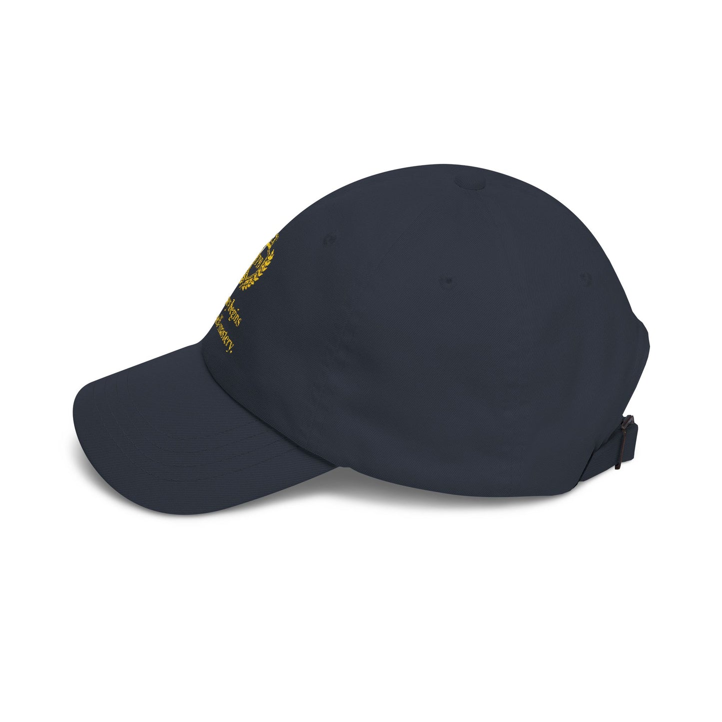 Classic Dad Cap — Embroidered Crest “Legacy begins with self-mastery” Baseball Hat
